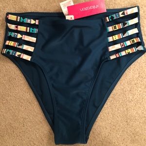 High waisted bikini bottoms